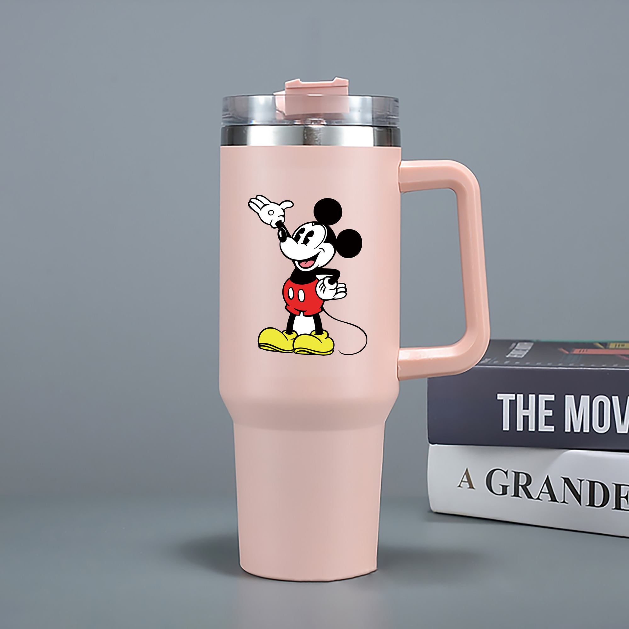 （画像用） ミッキーマウス Mickey Mouse 1200mL車用タンブラー（カラープリント）
